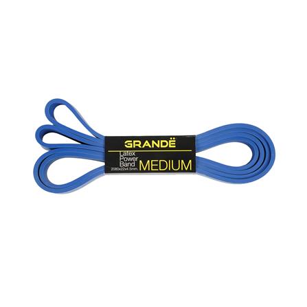 ยางยืดออกกำลังกาย GRANDE แรงต้านปานกลาง สีฟ้า_2