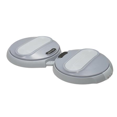 จานหมุนออกกำลังกายพร้อมสาย GRANDE สีเทา_1