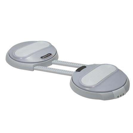 จานหมุนออกกำลังกายพร้อมสาย GRANDE สีเทา_2