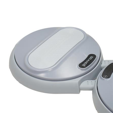 จานหมุนออกกำลังกายพร้อมสาย GRANDE สีเทา_3