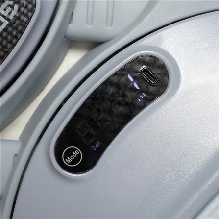 จานหมุนออกกำลังกายพร้อมสาย GRANDE สีเทา_6