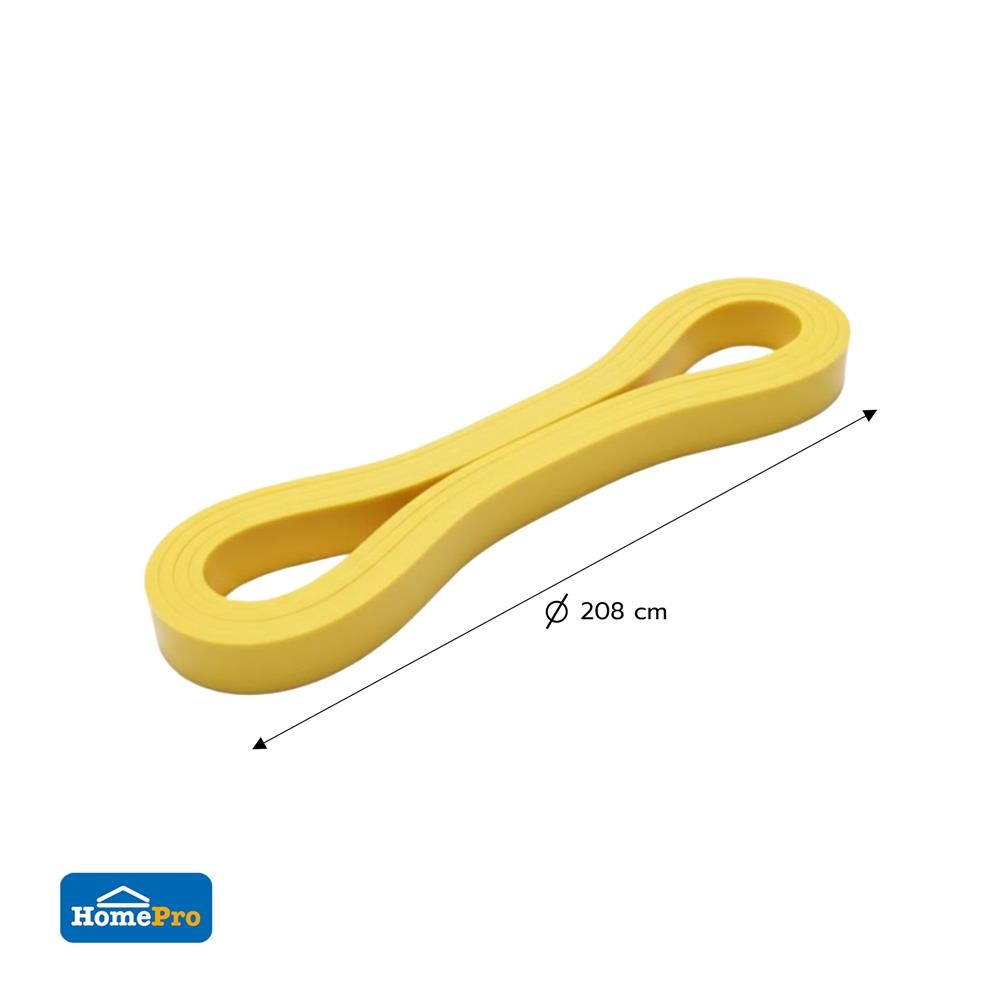 ยางยืดออกกำลังกาย GRANDE แรงต้านเบา สีเหลือง