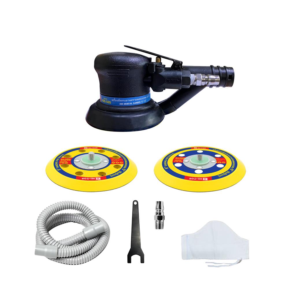 เครื่องขัดกระดาษทรายลม 5 และ 6 นิ้ว HI-TOP AOS-56S