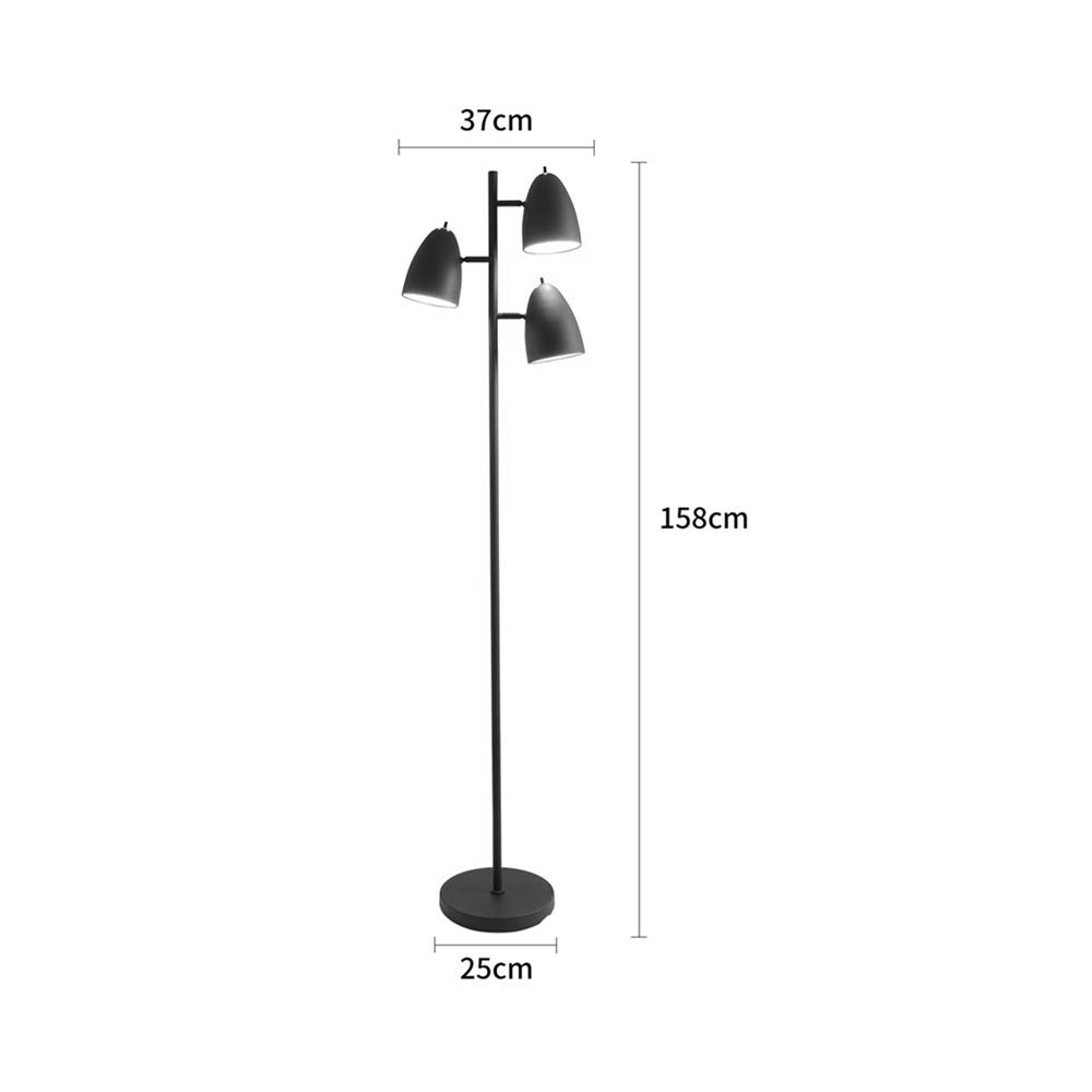 ไฟตั้งพื้น CARINI ML24319 สีดำ 3 หัว
