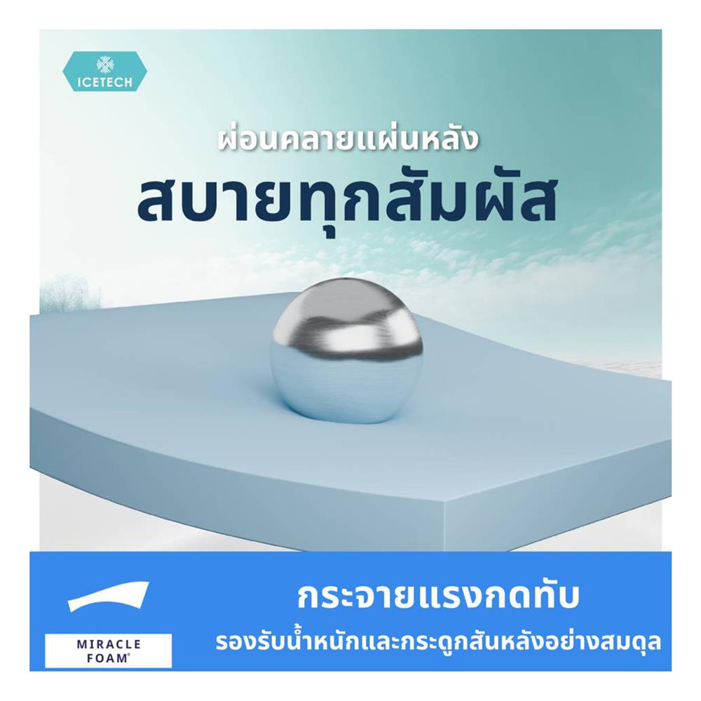 ที่นอน 6 ฟุต LOTUS ASCOTT ICETECH (พร้อมชุดเครื่องนอน 11 ชิ้น)