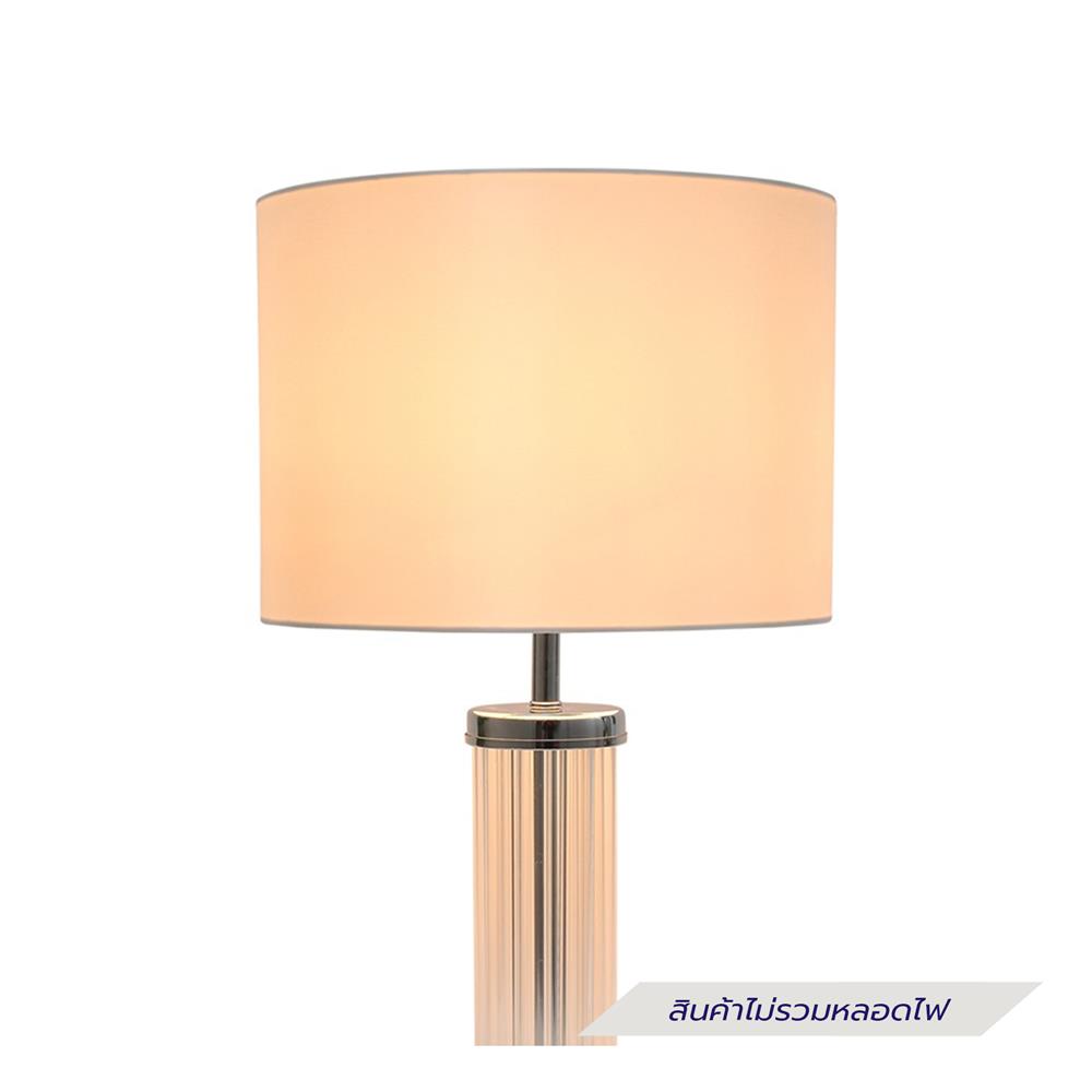 ไฟตั้งโต๊ะ CARINI MT23610 สีขาว/เงิน