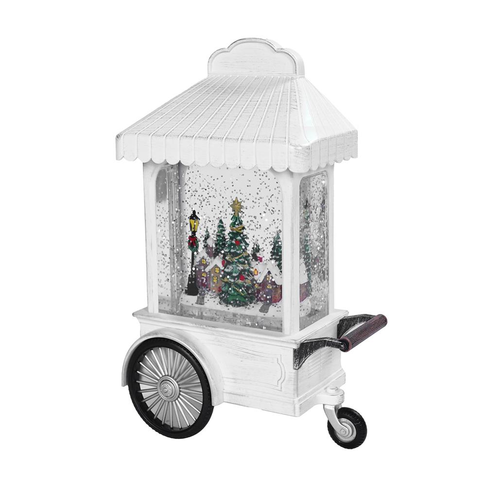 ของตกแต่งกล่องดนตรี CHRISTMAS CAB HOME LIVING STYLE 14x22 ซม. สีขาว_1