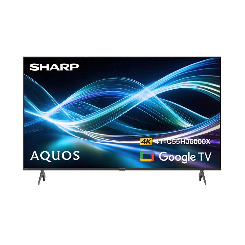 ทีวีแอลอีดี 55 นิ้ว SHARP (4K, LED, GOOGLE TV) 4T-C55HJ6000X