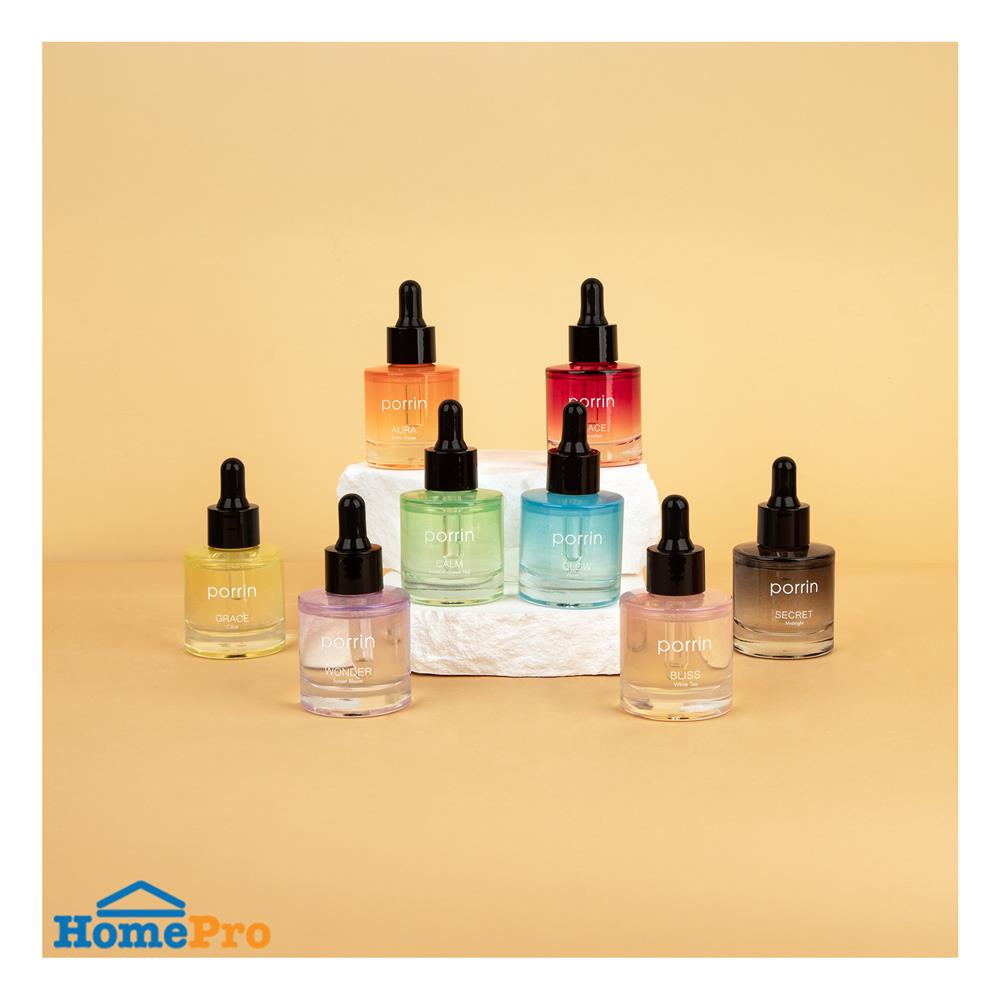 ชุดหินอโรม่าพร้อมน้ำหอม PORRIN MOOD OF THE DAY 500 กรัม + 30 มล. GRACE