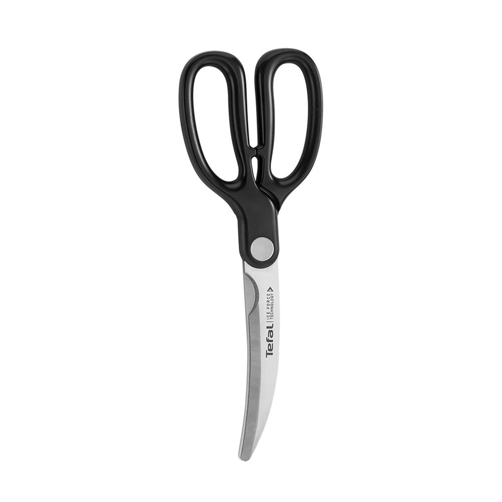 กรรไกรตัดอาหารปลายโค้ง TEFAL ICE FORCE K1750724 สีเงิน