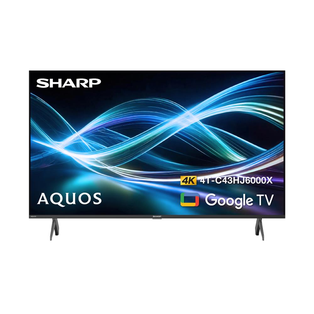 ทีวีแอลอีดี 43 นิ้ว SHARP (4K, LED, GOOGLE TV) 4T-C43HJ6000X