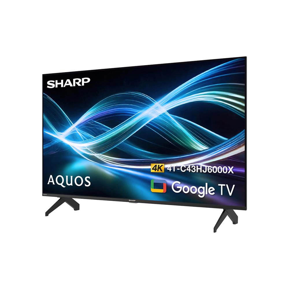 ทีวีแอลอีดี 43 นิ้ว SHARP (4K, LED, GOOGLE TV) 4T-C43HJ6000X