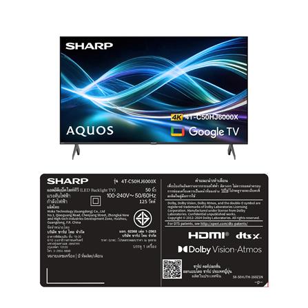 ทีวีแอลอีดี 50 นิ้ว SHARP (4K, LED, GOOGLE TV) 4T-C50HJ6000X_9