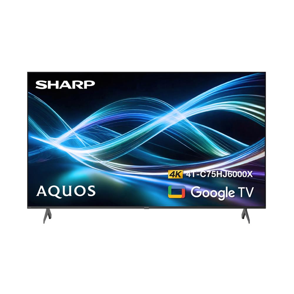 ทีวีแอลอีดี 75 นิ้ว SHARP (4K, LED, GOOGLE TV) 4T-C75HJ6000X