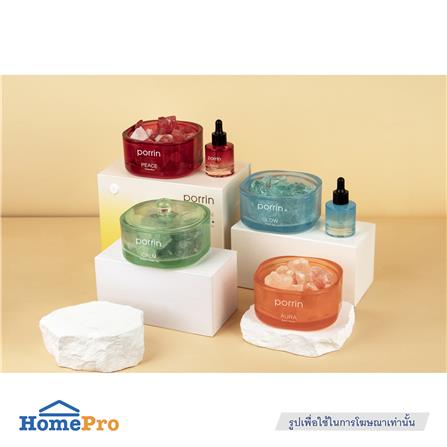 ชุดหินอโรม่าพร้อมน้ำหอม PORRIN MOOD OF THE DAY 500 กรัม + 30 มล. CALM_5