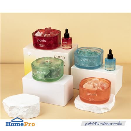 ชุดหินอโรม่าพร้อมน้ำหอม PORRIN GLOW 500 กรัม + 30 มล._3