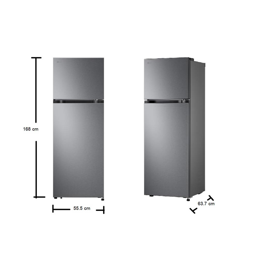 ตู้เย็น 2 ประตู LG GN-B252PQSF.ADSPLMT 9.4 คิว สีเงิน