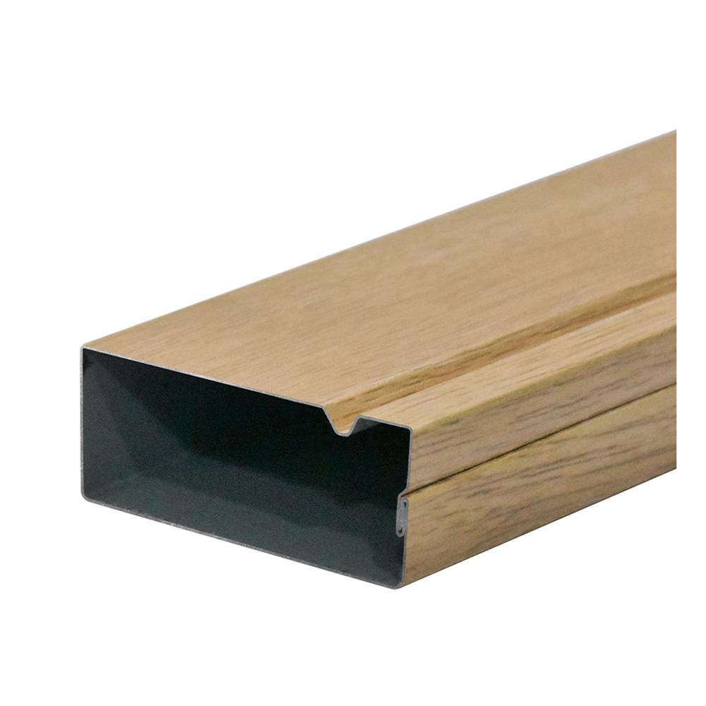 ระแนงเหล็กเคลือบลายไม้ ARON 2 นิ้ว สีขาว