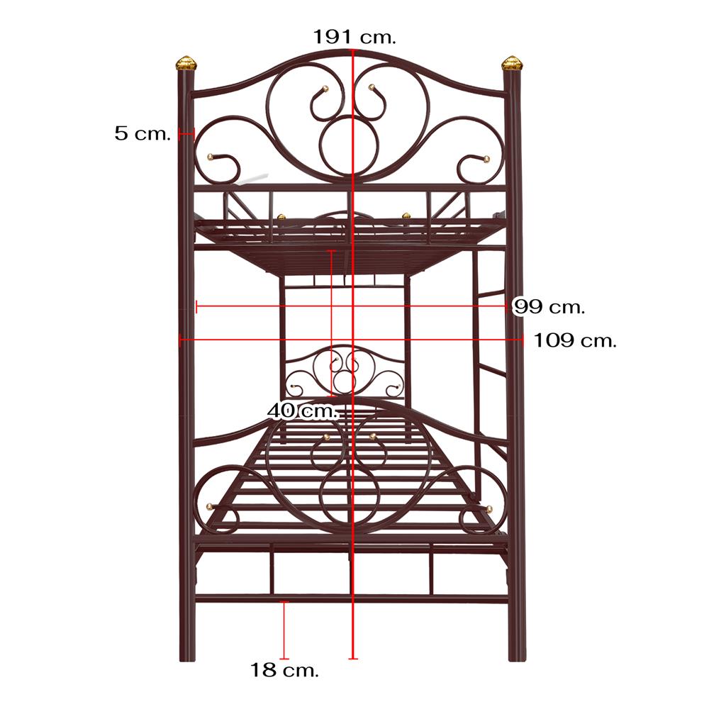 เตียง 2 ชั้น THAIBULL SSTLOT2F-0141-105R สีน้ำตาล