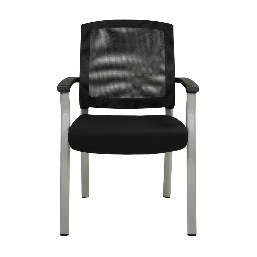 เก้าอี้รับรอง FURDINI LEO NET/ผ้า สีดำ