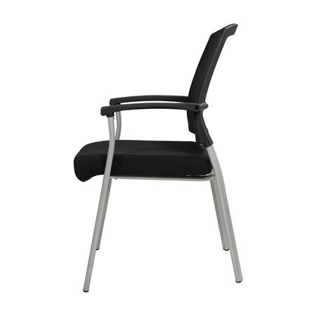 เก้าอี้รับรอง FURDINI LEO NET/ผ้า สีดำ_3