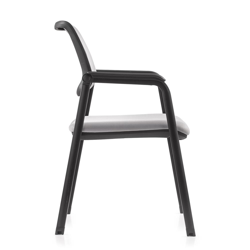 เก้าอี้รับรอง FURDINI LEON ผ้า/PP สีเทา