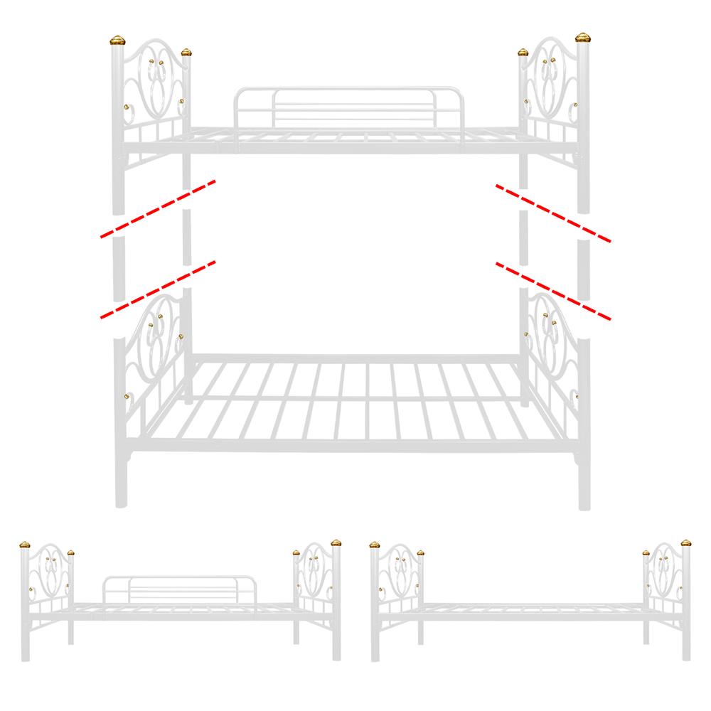 เตียง 2 ชั้น THAIBULL SSTLOT2F-0141-105R สีขาว