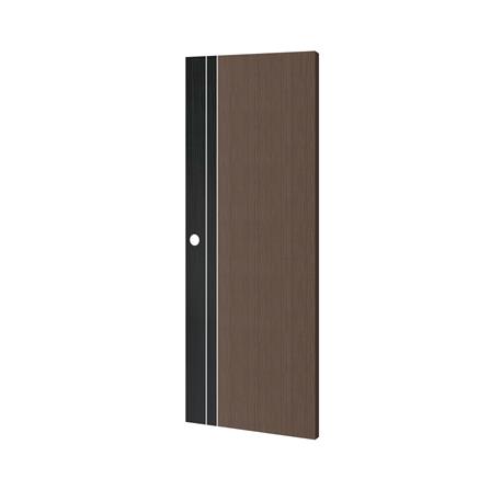 ประตูภายใน UPVC เจาะลูกบิด ECO-DOOR PX1 80x200 ซม. สีทูโทนโอ๊ค_1