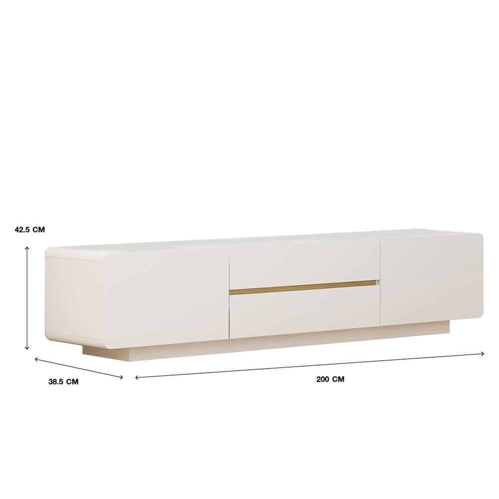 ตู้วางทีวี TOMATO HOME DESIRE 200 ซม. สีขาว