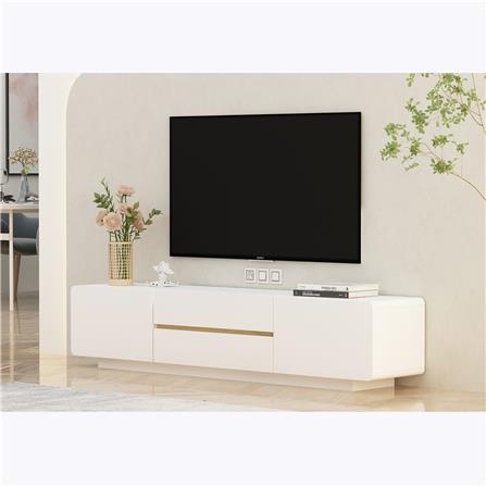 ตู้วางทีวี TOMATO HOME DESIRE 200 ซม. สีขาว_3