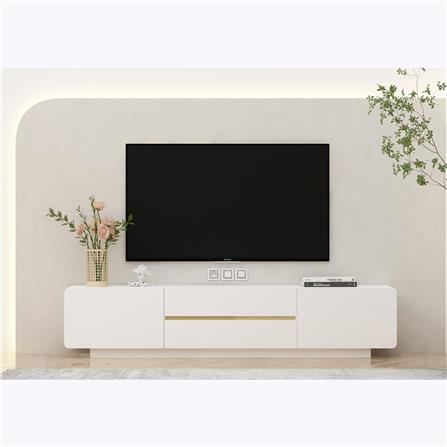 ตู้วางทีวี TOMATO HOME DESIRE 200 ซม. สีขาว_4