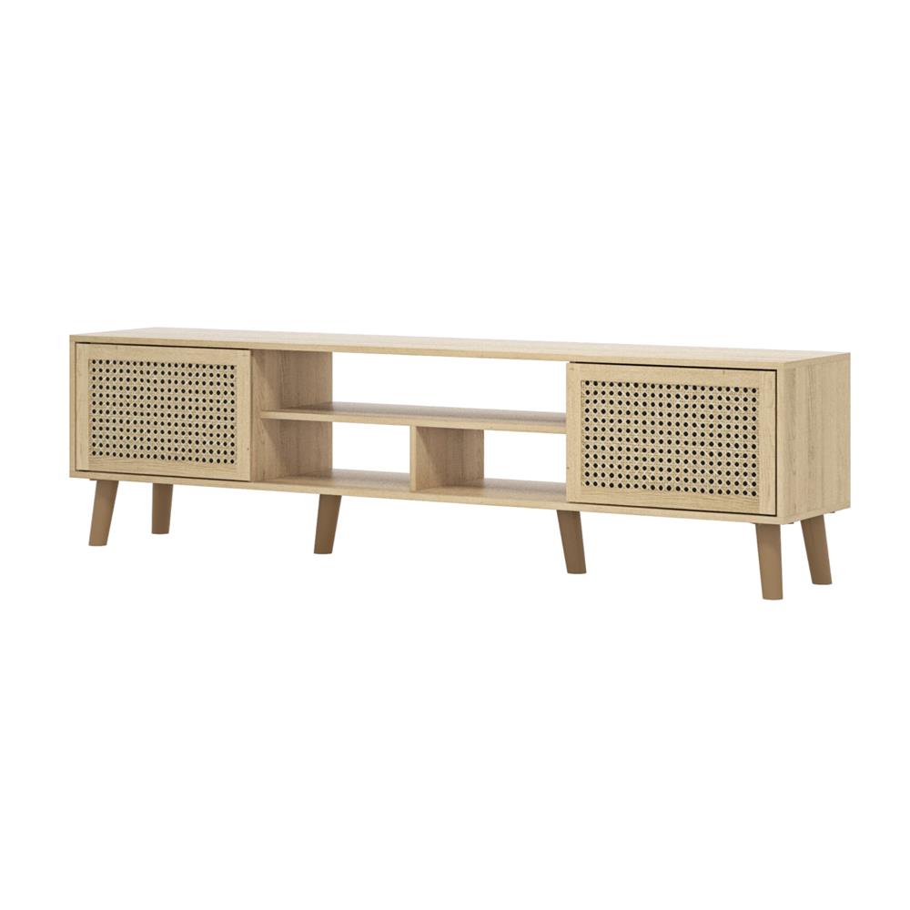 ตู้วางทีวี TOMATO HOME MILLERS RATTAN 180 ซม. สีโอ๊ค