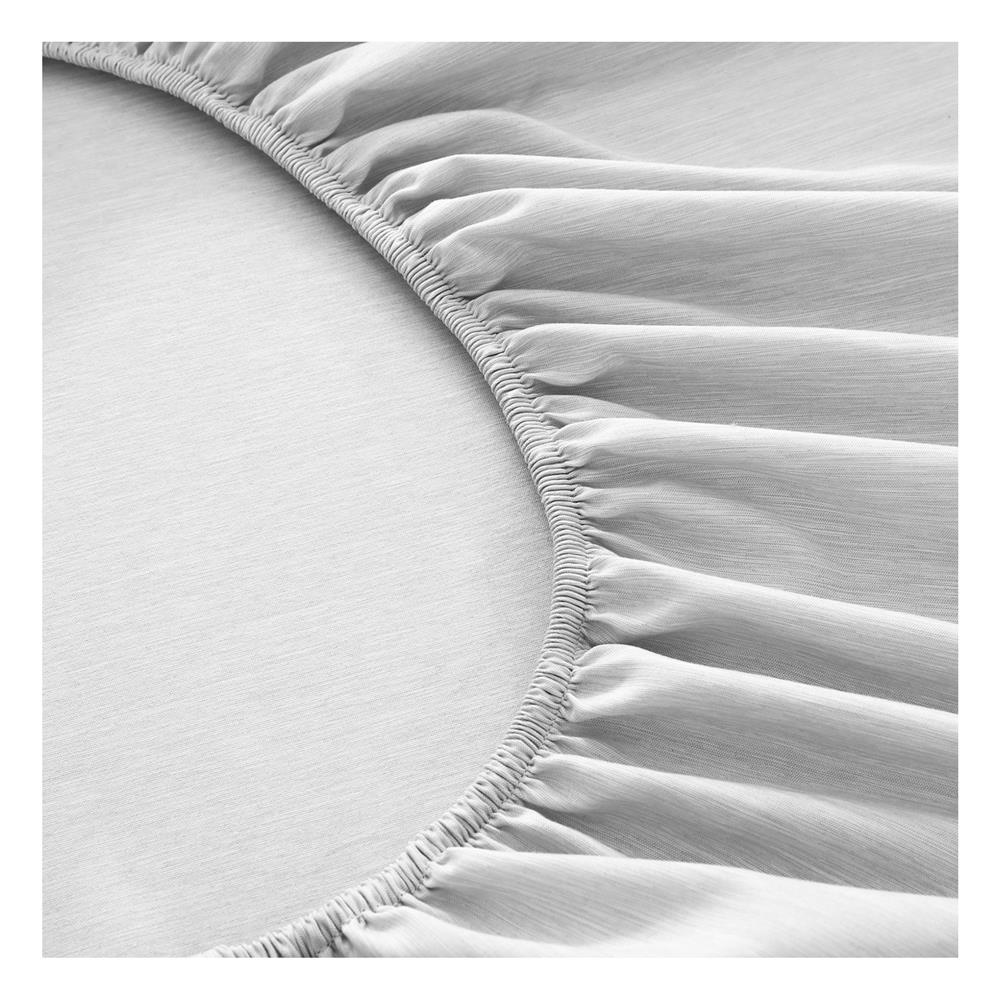 ชุดผ้าปูที่นอน 6 ฟุต (ชุด 3 ชิ้น) HOME LIVING STYLE SERENO สี LIGHT GREY