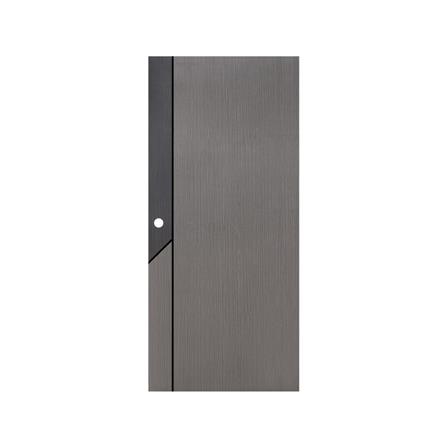 ประตูภายใน WPC เจาะลูกบิด ECO-DOOR WPS1 90x200 ซม. สีเทา ทูโทน_0