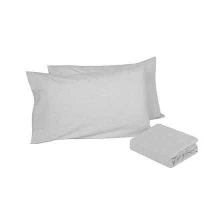 ชุดผ้าปูที่นอน 5 ฟุต (ชุด 3 ชิ้น) HOME LIVING STYLE SERENO สี LIGHT GREY_2