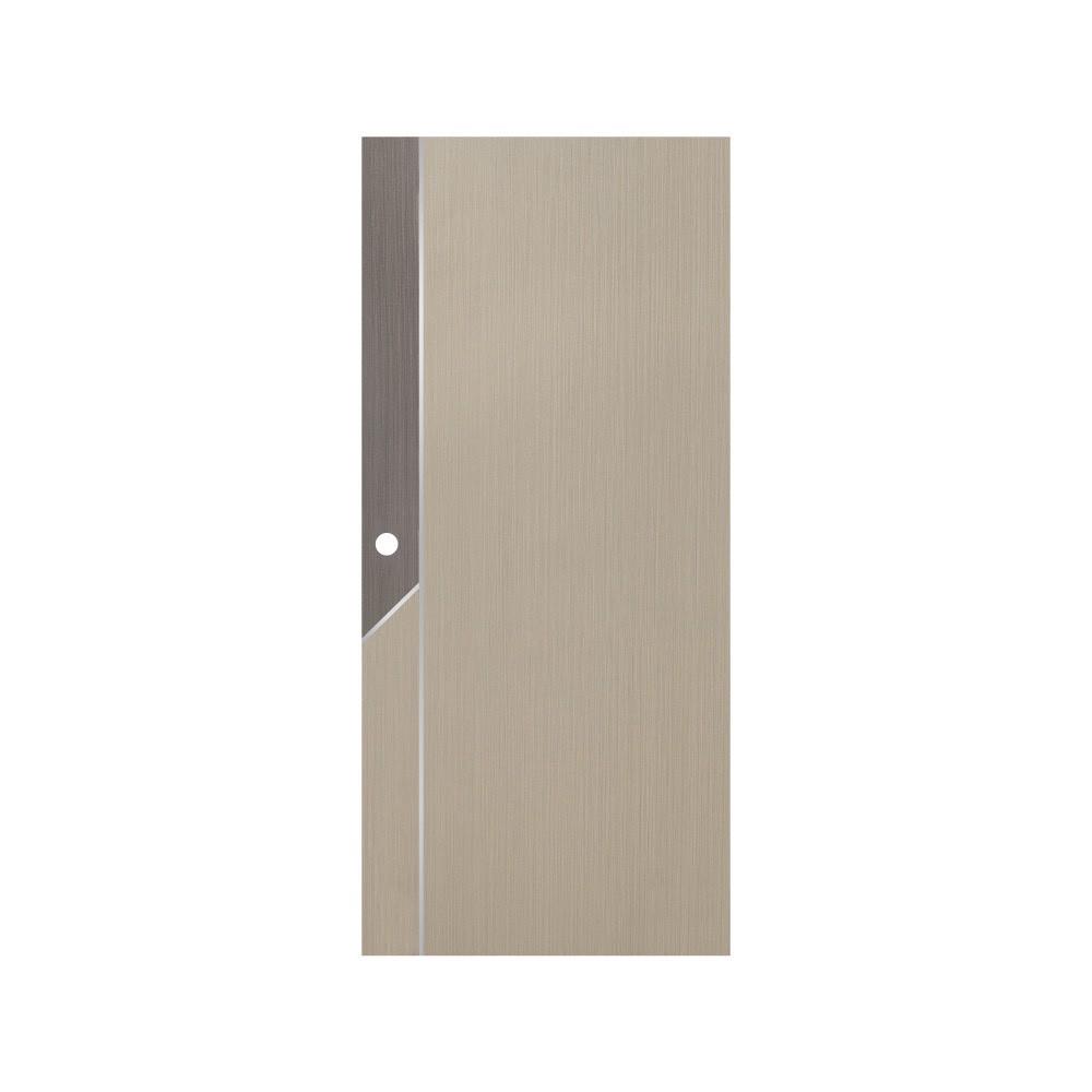 ประตูภายใน WPC เจาะลูกบิด ECO-DOOR WPS1 90x200 ซม. สีครีม ทูโทน