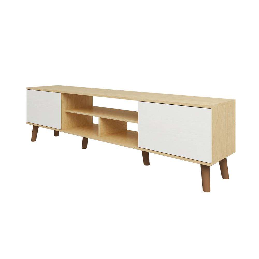 ตู้วางทีวี TOMATO HOME MILLER 180 ซม. สีขาว/โอ๊ค