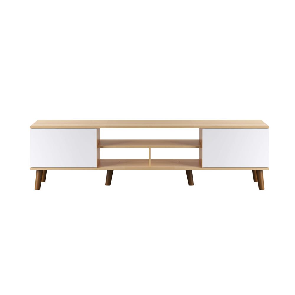 ตู้วางทีวี TOMATO HOME MILLER 180 ซม. สีขาว/โอ๊ค