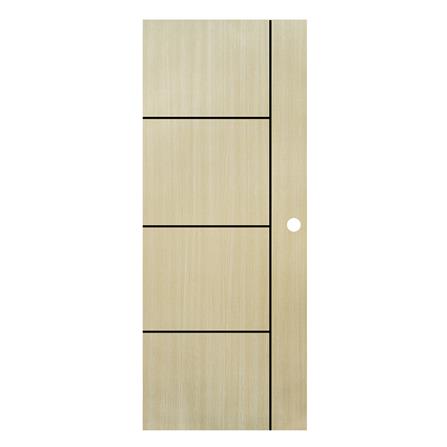 ประตูภายใน UPVC เจาะลูกบิด MODERNWOOD LMWNR003 80x200 ซม. สี TAN MAPLE_0