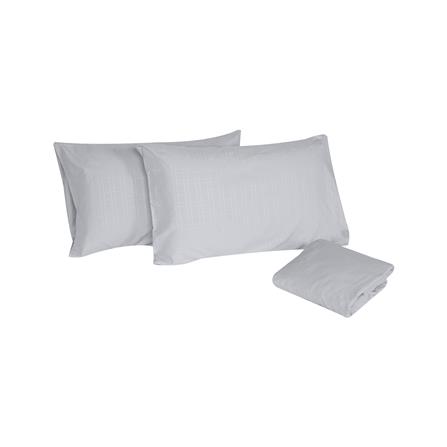 ชุดผ้าปูที่นอน 5 ฟุต (ชุด 3 ชิ้น) HOME LIVING STYLE LUTHER สี GREY_1