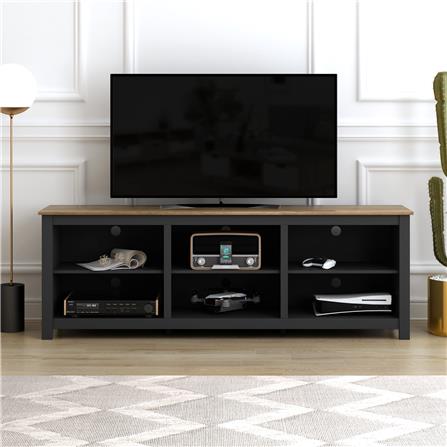 ตู้วางทีวี TOMATO HOME CAIRO 178 ซม. สีโอ๊ค/ดำ_2