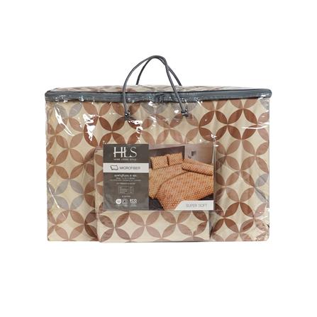 ชุดผ้าปูที่นอน 6 ฟุต (ชุด 6 ชิ้น) HOME LIVING STYLE MOTION สี BROWN_3