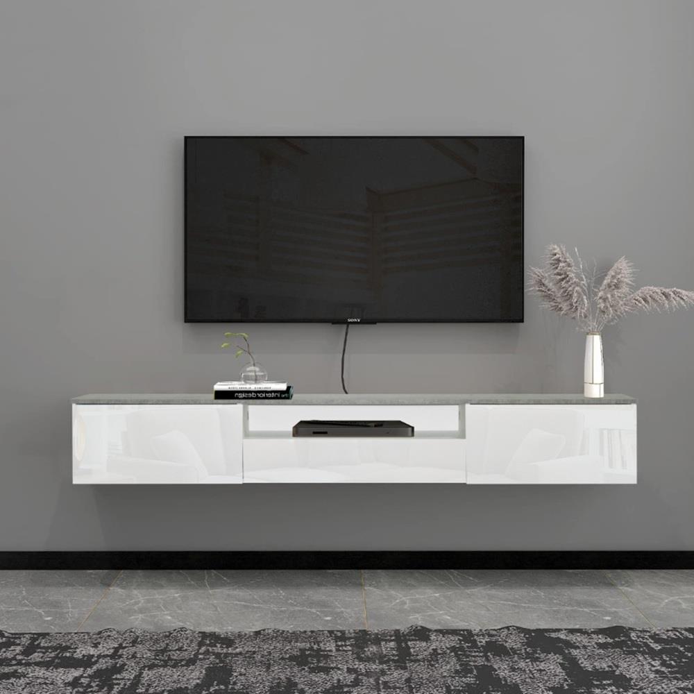 ตู้วางทีวี TOMATO HOME ROME 200 ซม. สีขาว