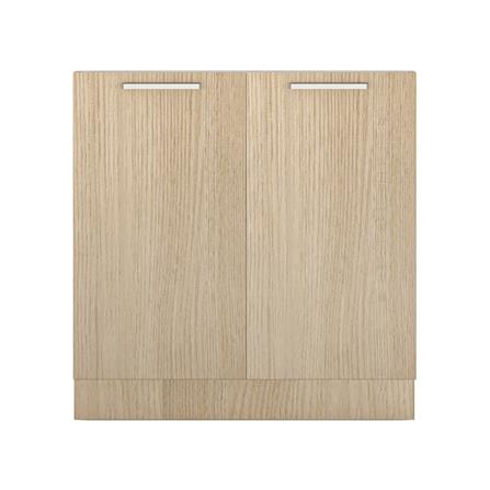 บานคู่โครงตู้ล่าง CABIN JUNO UPVC 90x83.5 ซม. สีบีช_0