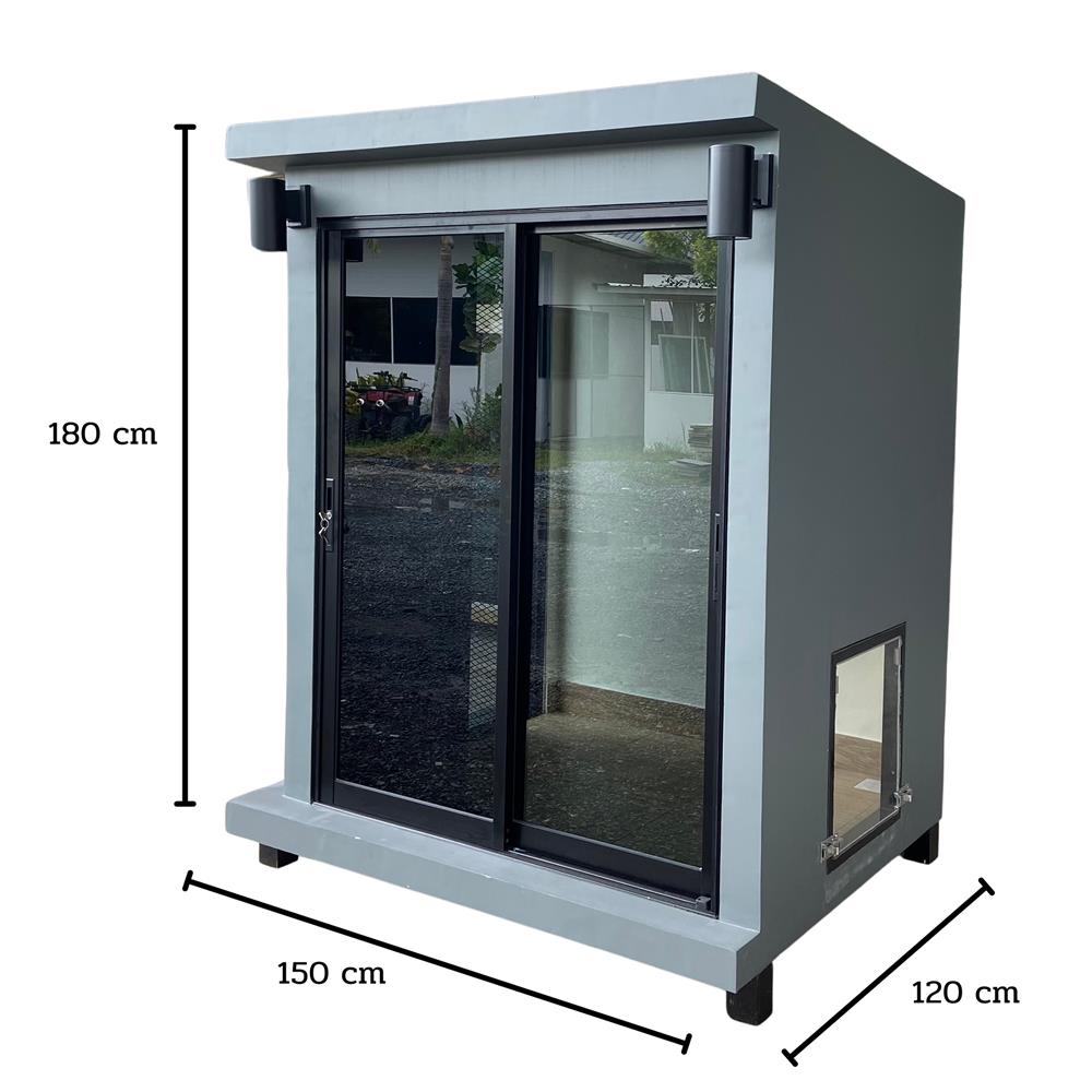 บ้านหมา บ้านแมว T.C. DOGHOUSE แบบ 3 โมเดิร์น 120x150x180 ซม.