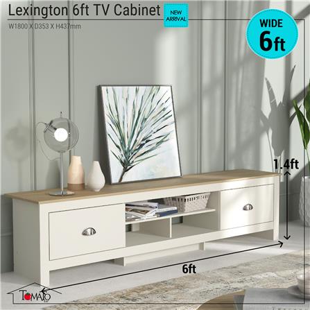 ตู้วางทีวี TOMATO HOME LEXINGTON 180 ซม. สีเบจ_2