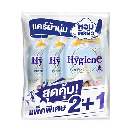 น้ำยาปรับผ้านุ่ม HYGIENE EXPERT CARE SKIN CARE SERIES 480 มล. MORNING HUG (แพ็ก 2+1)_0
