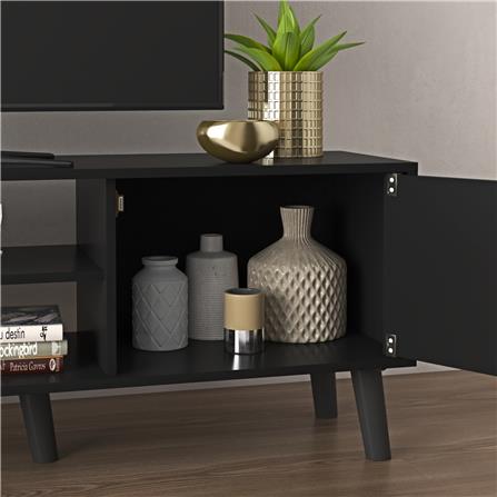 ตู้วางทีวี TOMATO HOME MILLERS RATTAN 180 ซม. สีดำ_3