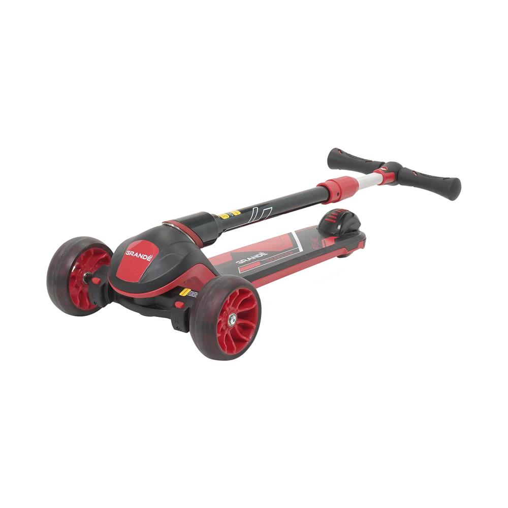 สกู๊ตเตอร์เด็ก GRANDE F3 สีดำ/แดง