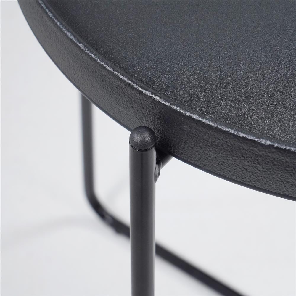 โต๊ะข้าง FURDINI FLINT สีดำ